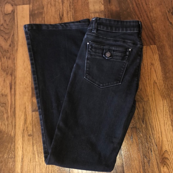 White House Black Market skinny flare jeans - Picture 1 of 3